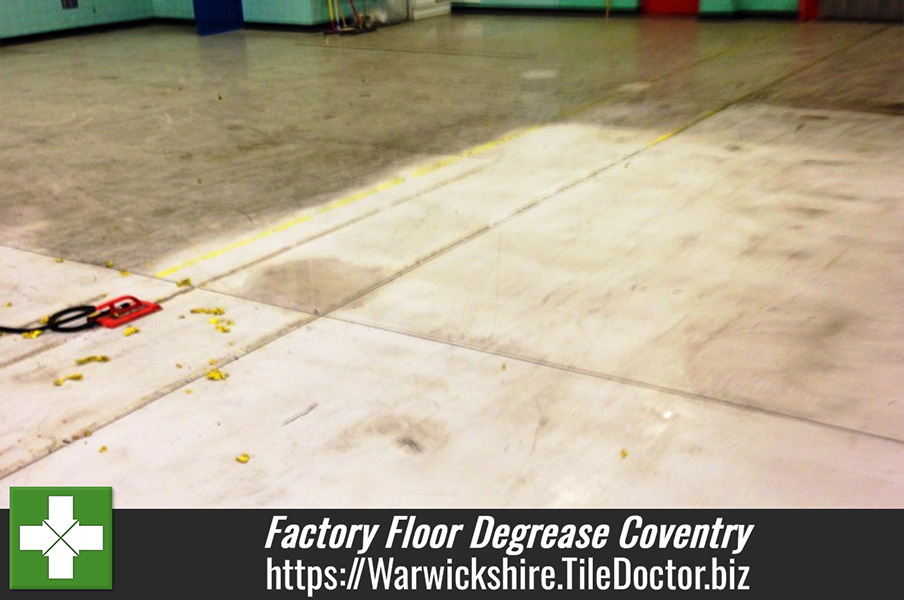 Factory Floor Degrease in Coventry